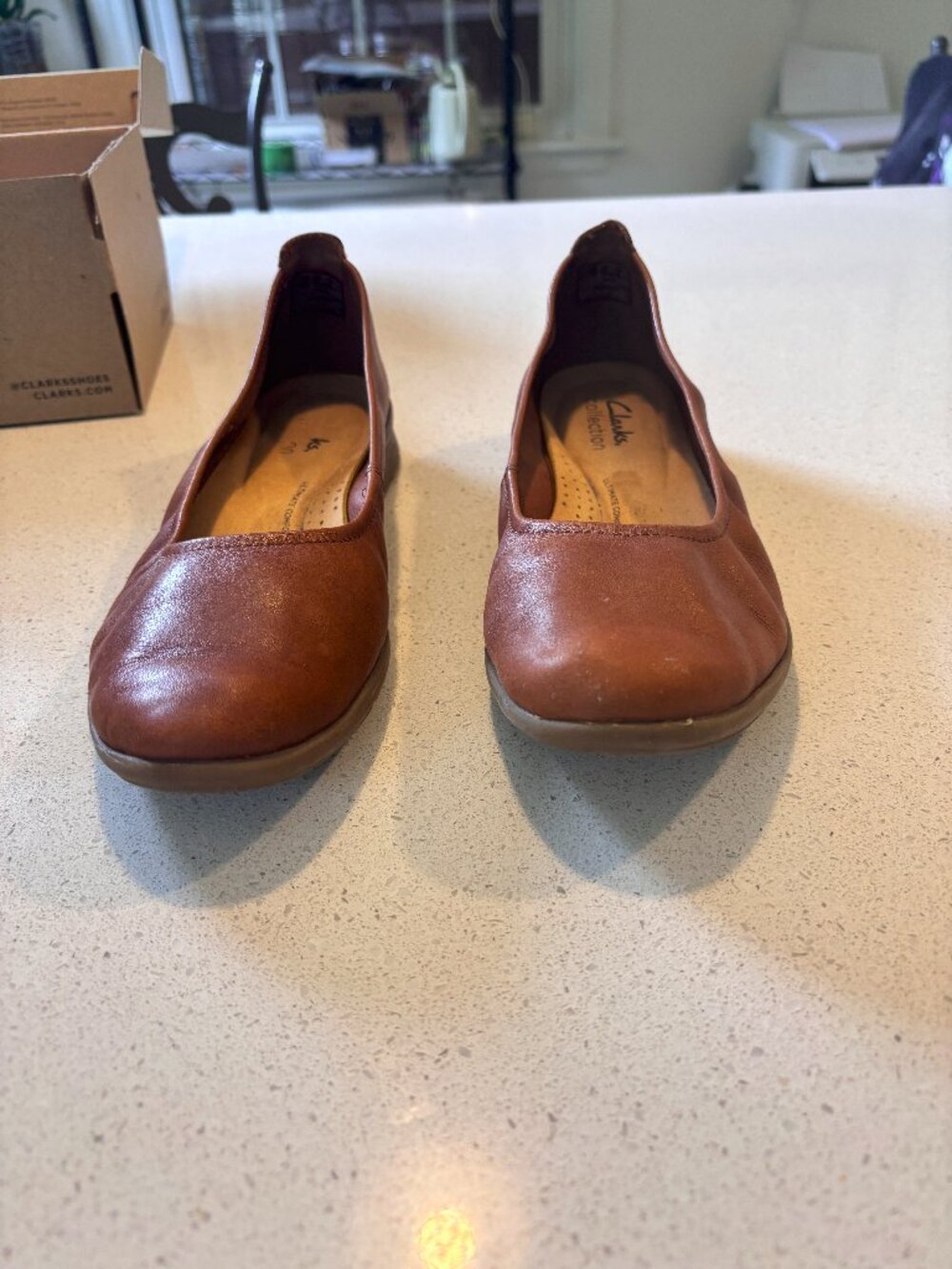 Clarks Jenette Ease Dark Tan